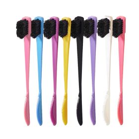 Multi Color 2 Head Edge Eyebrow Brush Decoration Styling Tool Brushes