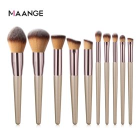 10pcs Set Makeup Brushes Tool Set Cosmetic Powder Eye Shadow Foundation Blush Blending Beauty Maquiagem Beauty Kit for Party