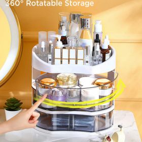 Joybos® Makeup Organizer with 360 Degree Rotating Drawers White