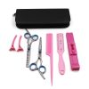 Hair Cutting Scissors Shears Hairdressing Salon Professional Barber 8pcs Pack Set