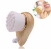 Facial Brush with Bamboo Handle