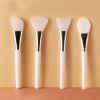 4pcs Silicone Face Mask Brushes Flexible Facial Mud Mask Applicator Brush for Applying Facial Mask