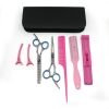 Hair Cutting Scissors Shears Hairdressing Salon Professional Barber 8pcs Pack Set