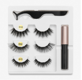 A Pair Of False Eyelashes With Magnets In Fashion (Option: Mixed A)