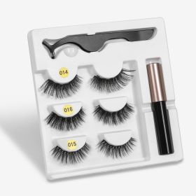 A Pair Of False Eyelashes With Magnets In Fashion (Option: Mixed G)