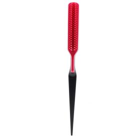 Fluffy shaped styling comb (Color: Red)