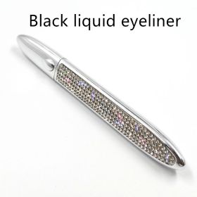 False Eyelashes Self-adhesive Eyeliner Multicolor (Option: Silver-Black)