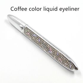 False Eyelashes Self-adhesive Eyeliner Multicolor (Option: Silver-Coffee)