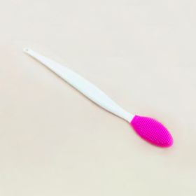 Manual silicone multi-effect blackhead brush nose brush (Color: Red)