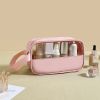 PVC Transparent Cosmetic Bag; Travel Makeup Bag; Large Capacity Travel Toiletry Bag