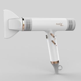 High Speed Brushless Hair Dryer Portable Negative Ion Three Minute Fast Drying Wind Adjustable Household Electric Hair Dryer (Color: Pearl White 4D (without digital display))