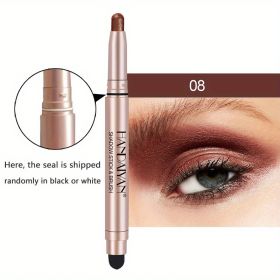 12 Color Eyeshadow Stick Eyeliner Pen, Highlighter Glitter Pearly Shimmer Matte Eyeshadow Pen, Eye Makeup Brightening Stick (Color: No. 8 Color)
