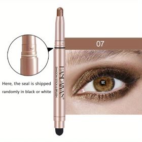 12 Color Eyeshadow Stick Eyeliner Pen, Highlighter Glitter Pearly Shimmer Matte Eyeshadow Pen, Eye Makeup Brightening Stick (Color: No. 7 Color)
