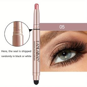12 Color Eyeshadow Stick Eyeliner Pen, Highlighter Glitter Pearly Shimmer Matte Eyeshadow Pen, Eye Makeup Brightening Stick (Color: No. 5 Color)