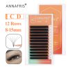 ANNAFRIS Easy Fan Eyelash Extension Automatic 1S Flowering 0.07mm Individual False Lashes Natural Soft Matte Black Volume Lash Extensions supplies