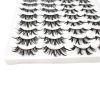 20 Pairs Mink Lashes Natural False Eyelashes Dramatic Volume Fake Lashes Soft Thick Long Eyelashes Wispy Makeup Extension 2022