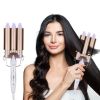 Women's Three-tube Curling Iron Pear Flower Hair Curling Iron Egg Roll Stick Water Ripple Splint Wave Hair Curler