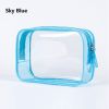 1pc Transparent PVC Bags; Clear Travel Organizer Makeup Bag Beautician Cosmetic & Beauty Case Toiletry Bag; Wash Bags