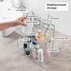 Rotating Makeup Organizer Acrylic Perfume Organizer Clear Skincare Organizer Cosmetics Organizer for Vanity Countertop